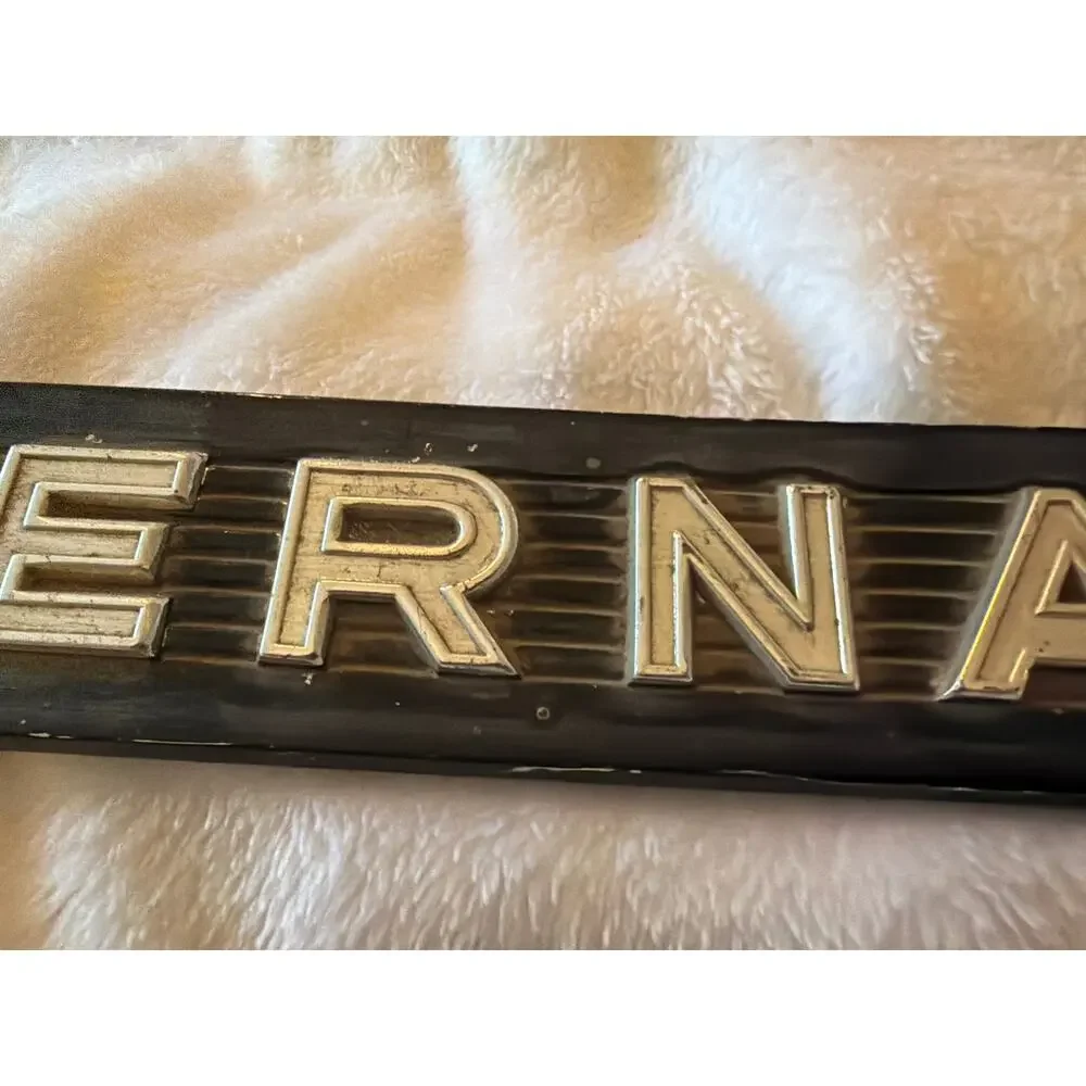 Vintage International Harvester IH Truck Grille Emblem Badge Nameplate 17